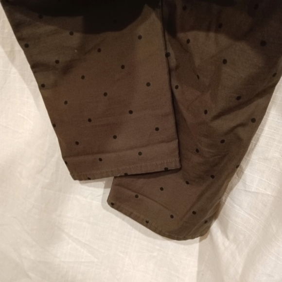 Current/Elliott The Crew Dot Print Jumpsuit Polka Dot Cotton Stretch Size 1 - Picture 9 of 16